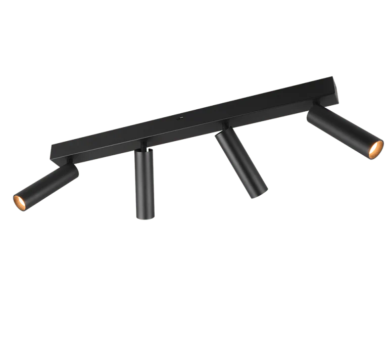 Plafonnier Moderne Noir