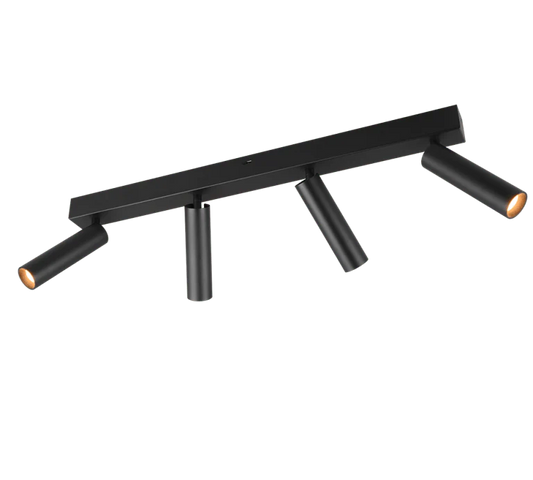 Plafonnier Moderne Noir