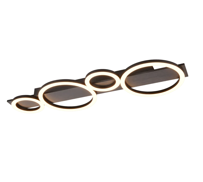 Plafonnier Moderne Noir